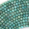 Natural African Green Amazonite Round Beads Gemstone 15