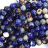 Natural Orange Sodalite Round Beads Gemstone 15.5