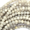 Natural Cream Crazy Lace Agate Round Beads 15