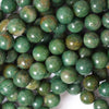 10mm green dragon blood jasper round beads 16