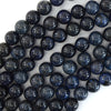 AA grade Natural Blue Dumortierite Round Beads 15.5