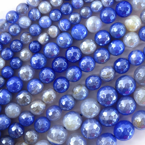 Natural Green Moss Agate Round Beads Gemstone 15" Strand 4mm 6mm 8mm 10mm 12mm