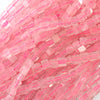 4mm natural pink rose quartz cube beads 15.5