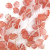 18mm cherry quartz flat teardrop beads 16