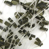 18mm smoky quartz flat teardrop beads 15