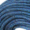 4mm blue hematite daisy beads 15.5