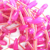 5x16mm faceted magenta jade teardrop beads 16