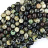 Natural Azurite Fynchenite Round Beads Gemstone 15.5