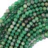 Natural Green African Jade Round Beads Gemstone 15.5