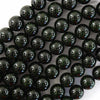 Green Goldstone Round Beads 14.5