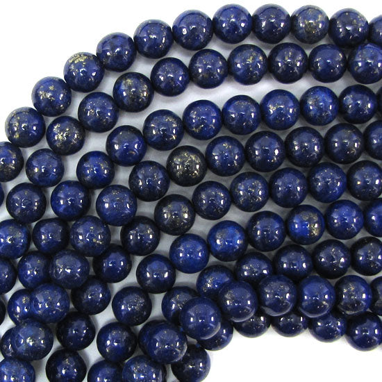 Blue Lapis Lazuli Round Beads 15" Strand 2mm 3mm 4mm 6mm 8mm 10mm 12mm 14mm