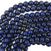 Blue Lapis Lazuli Round Beads 15