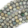 Natural K2 Jasper Round Beads Gemstone 15.5