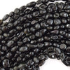 Natural Rainbow Black Obsidian Pebble Nugget 15.5
