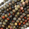 8mm natural Morocco red lace agate round beads 15.5