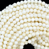 White Coral Round Beads Gemstone 15