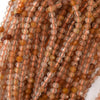 2mm faceted multicolor rutilated quartz round beads 15.5