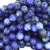 Natural Blue Sodalite Round Beads Gemstone 15