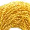 Yellow Citrine Round Beads Gemstone 15
