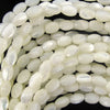 4x6mm white mother of pearl mop rice beads 15.5