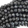 Natural Gray Labradorite Larvikite Round Beads 15