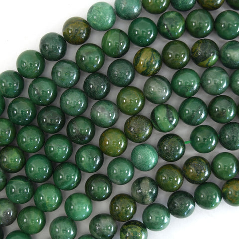 2x4mm green colored jade heishi disc beads 15.5" strand