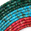 3x6mm Sea Sediment Jasper Heishi Disc Beads 15.5