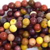 Natural Mookaite Round Beads Gemstone 15
