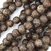 Natural Brown Coffee Jasper Round Beads Gemstone 15