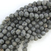 Natural Matte Map Jasper Round Beads Gemstone 15