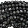 Natural Gray Labradorite Larvikite Round Beads 15