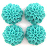 20mm synthetic coral chrysanthemum flower beads 15.5
