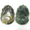 36x52mm indian agate carved pendant bead 1 pc