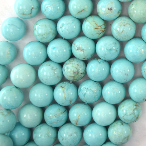 Star Cut Faceted White Turquoise Round Beads 15" Diamond Cut 6mm 8mm 10mm