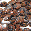 13x18mm snowflake blue goldstone flat oval beads 15.5