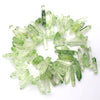 20-30mm rock crystal stick beads 15.5