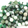 12mm faceted druzy agate round 13