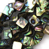 14mm abalone shell diamond beads 15.5