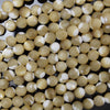 8mm faceted natural mother of pearl mop round beads 15.5