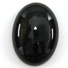 2 pieces 12x18mm black onyx oval cabochon cab