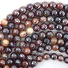 Mystic Titanium Faceted Mookaite Round Beads 15