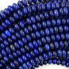 Blue Lapis Lazuli Rondelle Button Beads Gemstone 15