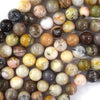 Natural Peruvian Multicolor Pink Opal Round Beads 15