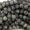 Natural Matte Map Jasper Round Beads Gemstone 15