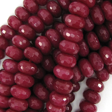 4mm natural faceted ruby zoisite round beads 15.5" strand