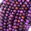 Purple Crazy Lace Agate Round Beads Gemstone 15.5