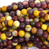Natural Mookaite Round Beads Gemstone 15