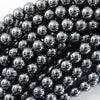 Silver Terahertz Round Beads Gemstone 15