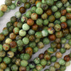 Natural African Green Opal Round Beads Gemstone 15