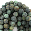 Natural Matte African Turquoise Round Beads 15